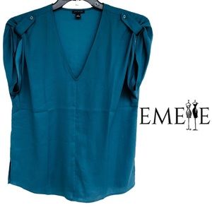 Ann Taylor Teal Blouse